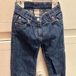 Janie and Jack girls jean size 3T and Ralph Lauren red shirt size 4 EUC